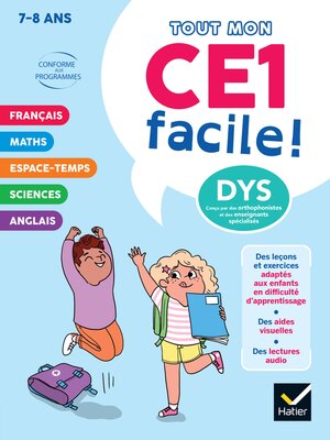 cover image of Mon CE1 facile ! Adapté aux enfants DYS ou en difficulté d'apprentissage--8 ans